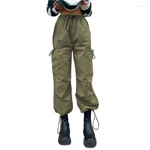 Women's Pants Xingqing Fashion Cargo Women Sweat With Pockets Oversized Vintage Army Green Trousers Streetwear Sweatpants Joggers