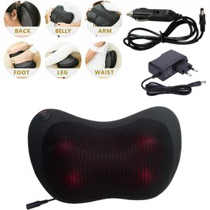 Almofadas de assento massagem na cabeça Pillow Relax Vibrador Vibrador Aquecimento de ombro elétrico Aquecimento amassado Terapia infravermelha Massageador do corpo do pescoço almofada