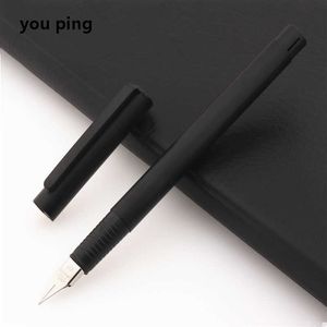 Новое роскошное качество Jinhao 36 Black Colors Business Office Fountain Pen Студенческие школьные канцелярские товары Поставляются чернилами каллиграфия ручка