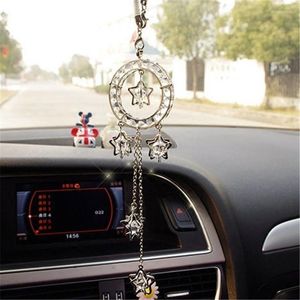 Interior Decorations Car Accessories Pendant Five-pointed Star Swan Hanging Ornament Rearview Mirror Water Scorpion Crystal