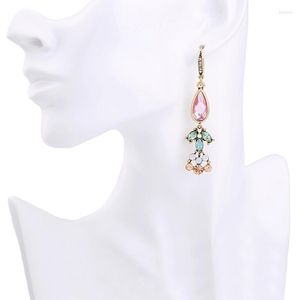 Halskette Ohrringe Set Liffly Mode Charme Frauen Kristall Schmuck Persönlichkeit Großhandel Urlaub Kleines Geschenk Europäischen Stil Zubehör