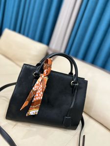 Kvinnor BGAS Totes präglade mode shopping satchels väskor axel crossbody messenger väska läder silkes halsduk hobo handväska lyxdesigner purses plånbok