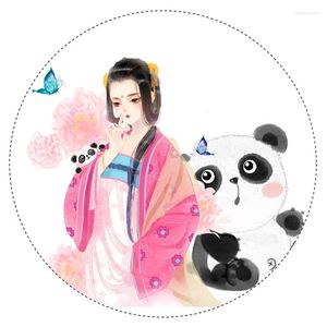 Hediye Sargısı Güzel Panda Kızlar Washi Bantlar Önemsiz Dergi Masking Bant Yapıştırıcı DIY Scrapbooking Çıkartmalar