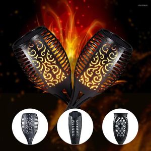 Soft Light Control Solar Flame Dance Design Outdoor Torcia da giardino impermeabile Prato