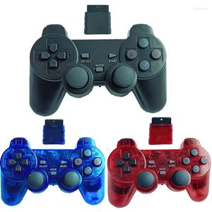 Oyun Kontrolörleri PS2 Gamepad Joystick PC için 2.4G Kablosuz Denetleyici