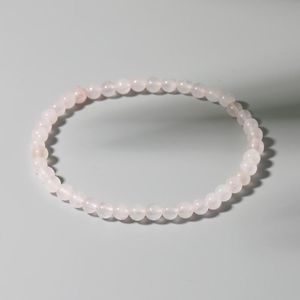 Strand pärlstav strängar mini rose armband energin armband små armband natursten uttalande charm par