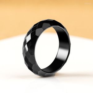 Cluster-Ringe Innendurchmesser 16 mm-21 mm, natürlicher dunkler Jade-Ring, Damen- und Herren-schwarzer Jadeit, Geschenke, feiner Edelstein-Schmucktropfen