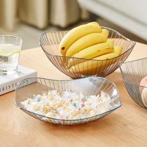 Plates Creative Fruit Plate Living Room Household Tea Table Candy Dried Melon Seeds Snack Simple Light Luxury Style