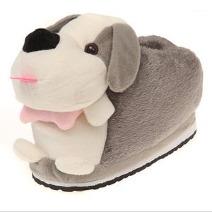 Slippers Nice High-top Sets Foot Cotton Couple Warm Winter Home Cartoon Shoes A111