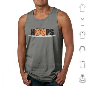 Mens Tank Tops Basketball Hoops Sleeveless Top Vest Cotton Funny Player Dad