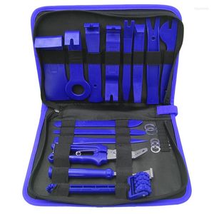 Professional Hand Tool Sets 19-Piece Automatic O Trimming And Clamper Interior Fasteners Removal Nylon Dashboard Door Panel Stereo Kit