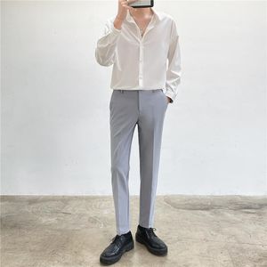 Men's Suits & Blazers Autumn And Winter Pants Korean Version Of The Trend Nine-point Small Trousers Slim Drape Suit Casual Men Pan