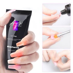 Kit per nail art Gel ad estensione rapida da 30 ml Smalto colorato per cristalli da costruzione per bellezza dura acrilica LED