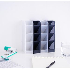 Storage Boxes Multi-function Desktop Pen Holder Office School Box Creative Pencil Organiser Organizador Make Up Organizer