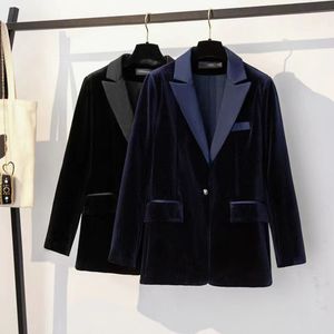 abiti da donna abiti firmati blazer primavera nuovo rilasciato One button Plus Size top A201