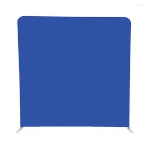 Украшение партии 8 футов 243 см синий и белый на фоне подушки с одним боковым принтом с подставкой