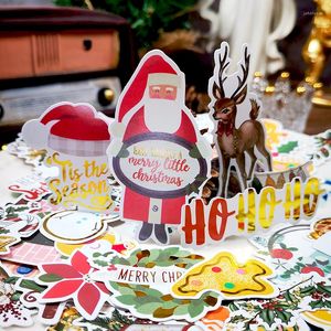 Geschenkpapier Panalisacraft Weihnachten Folie Papier Karton gestanzte Aufkleber für DIY Scrapbooking/Po Dekoration Kartenherstellung Kunsthandwerk