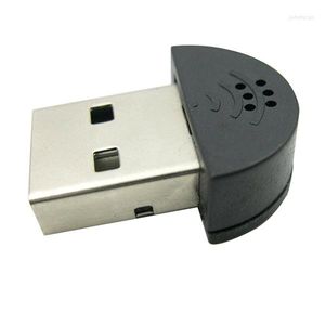 Microfones Moda Mini Microfone USB portátil para laptop PC Skype Skype Voice Reconhecimento Software de computador SGA998