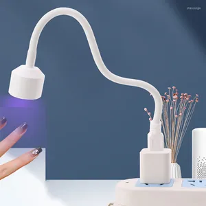 Foldable USB Light Mini Nail Dryer UV LED Lamp For Gel Polish Drying Glue Bendable Baking Manicure Tools