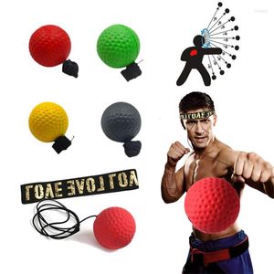 Resistance Bands Boxing Reflex Ball Head Band Speed Punch For Raising Reaction Force Hand Eye Training Punching Agility