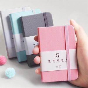 Mini Hardcover Notebook Portable Pocket Notepad Memo Diary Weekly Planner Agenda Organizer Office School Stationery 96 Sheet