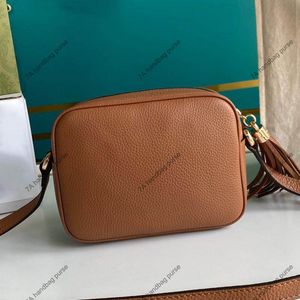 AAA Kalite Tasarımcı Kadın Lüks Soho Disko Çantası 308364 Gerçek Deri Çantalar Günlük Tassel Çanta Üst Tasarımcıları Crossbody Yumuşak Klasik Klasik Küçük Çanta