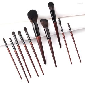 Makeup Brushes 10st Ten Set Set Good Quality Beauty Tools Packaging Brush Oye Shadow
