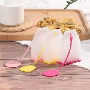 UPS Bag Style Silicone Tea Infusers Strainers Herbal Spice Infuser Filters Scented Kitchen Coffee Tea Tools