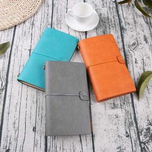 Travel Elegant Handcrafted Diary Notebook Engraved Leather Journal Message Handwriting Pocketbook Stationery