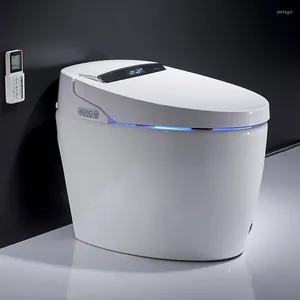 Badzubehör-Set, hochwertiges Sensor-Badezimmer, intelligente beheizte Smart-Toilette, Keramik-S-Falle, Siphon-Kommoden