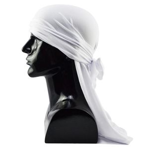 Ball Caps Luxe Spandex Durag Zomerkoeling unisex longtail Hiphap Fashion Head Wrap