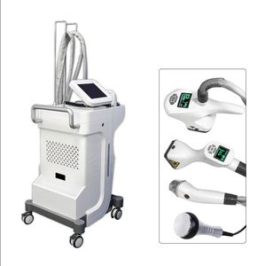 5 in 1 V Forma del corpo Dimagrante Body Sculpting Macchina per la rimozione della cellulite sottovuoto Rullo per vuoto di cavitazione 40K Rf Sollevamento del viso Perdita di peso Macchina per massaggi