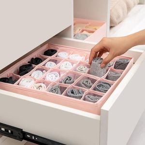 Storage Boxes Drawer Type Home Organization Wardrobe Bedroom Drawers Box Underwear Socks Bra Panties Organizer