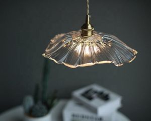 Kolye lambaları Ayçiçeği parlak lambası gölge avize lüks modern kristal El evi/ev/kahve BARPENDE