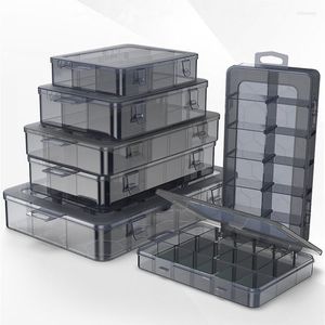 Ящики для хранения органайзер 9-24 сетки Регулируемая контейнерная компартмент пластиковой короб