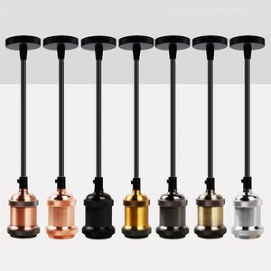 Pendant Lamps Retro Bulb Chandelier E27 Industrial Lamp Holder LED Personality Creative Bar Nostalgic Big Screw