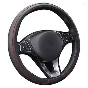 Steering Wheel Covers Car Cover For 37 - 38 CM 14.5''-15'' Anti-slip Inner Ring M Size Braid On Steering-Wheel Styling Protector