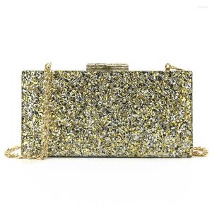 Evening Bags OC4091 China Wholesale High Quality Handmade Lady Acrylic Clutch Bag Wedding Purses