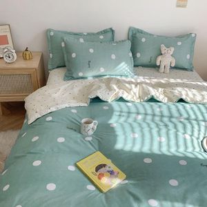 Bedding Sets Home Textiles Duvet Cover Flat Sheet Skin-Friendly Aloe Cotton 3/4PCS Quilt Pillowcases