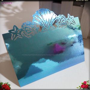 Greeting Cards 50pcs/Lot Table Name Place Card Paper For Party Or Wedding Lace Cut Seat 7zSH076