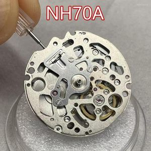 Watch Repair Kits Japan NH70 Mechanical Movement Automatic 24 Jewels Sii Aka NH70A Skeleton Mechanism Original Replacement Movt