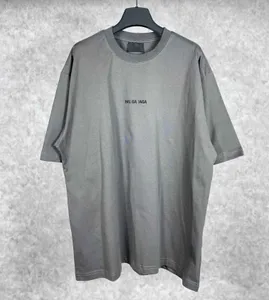 メンズ プラス T シャツ ポロ ラウンドネック刺繍とプリントのポーラー スタイルのサマーウェア、ストリート ピュア コットン 73G5