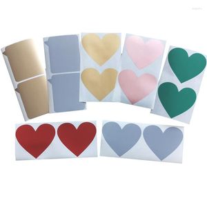 Gift Wrap 700Pcs Scratch Off Sticker Dialog Box Heart Shape Blank Using A Coin For Postcard Cover Stationery Message