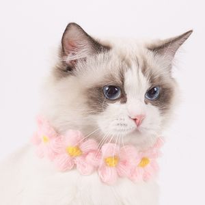 Pet Collar Wool Knitted Handmade Bib for Cat Dog Cute Scarf Ornaments Bow Tie 1223918