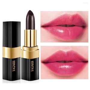 Lip Balm Care Natural Black Rose Moisturizing Temperature Changing Color Lipstick Refine Repair Wrinkles Women Beauty