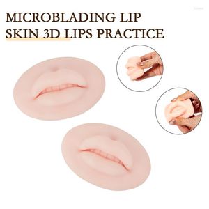 Lip Gloss Skin 3D Lips Practice Silicone For Permanent Makeup PMU Human Elasticity Beginner Training Tattoo
