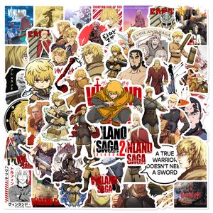 50Pcs Vinland saga Sticker Thorfinn Karlsefni Graffiti Giocattolo per bambini Skateboard auto Moto Bicicletta Decalcomanie all'ingrosso