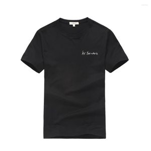 Camisetas masculinas Mark Fairwhale 2023 Moda Simple Men T-Shirt Letra Oneck Letter LOW Camiseta causal Tops 719201027518