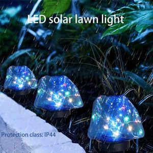 Solär färgad lätt boll gräsmattor belysning landskap för trädgård park blomma kruka terrass växt dekorativ lampa