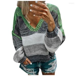 Women's Sweaters Halter Neck Backless Loose Sweater Autumn Winter Pullovers 2023 Fashion Womens Long Sleeve Cold Shoulder Top Depe22